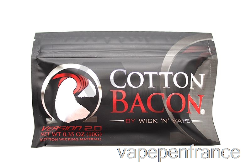 Stylo Vape Wick 'n' Vape Bacon En Coton Biologique V2